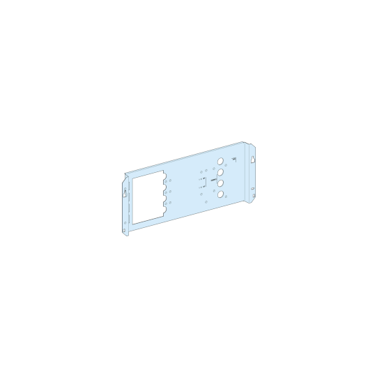 Schneider Electric PrismaSeT PrismaSeT G Active - Platine NSX250 horiz.-fixe-téléc-débro/socle-L600-RAL9003 - LVS03032
