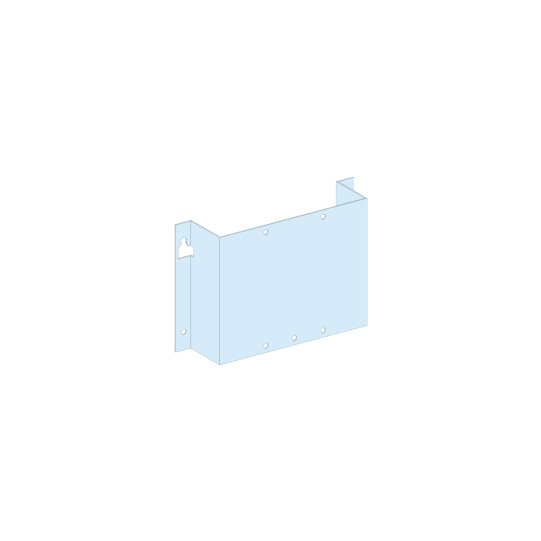 Schneider Electric PrismaSeT PrismaSeT G Active - Platine NSX250 vertical-fixe-Cde rotative-L300-RAL9003 - LVS03051