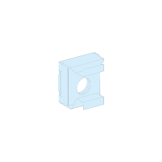 Schneider Electric PrismaSeT PrismaSeT G Active - Ecrous clipsables sur montant fonctionnel - lot de 20 - M6 - LVS03194