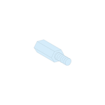 Schneider Electric PrismaSeT PrismaSeT G Active - Entretoise hexagonale - M6 - Haut.=25mm - lot de 4 - LVS03198