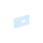 Schneider Electric PrismaSeT PrismaSeT G Active - Plastron INS-INV630-10M-L=600-vertical-Fixe-RAL9003 - LVS03274