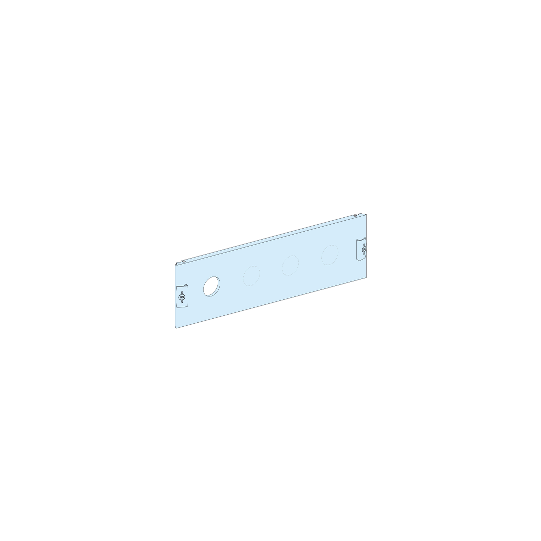 Schneider Electric PrismaSeT PrismaSeT G Active - Plastron INF32-40-3M-3P-L600-vertical-Fixe-Cde rot. - LVS03312