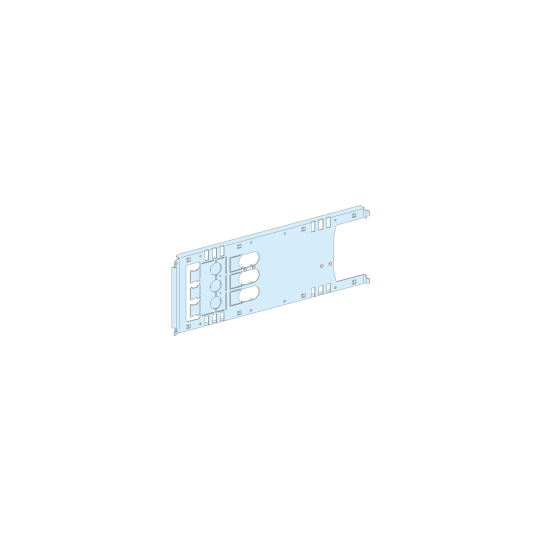 Schneider Electric PrismaSeT PrismaSeT P Active - Platine NSX630 - fixe - 3P-horizont.-Cde rotat. Manet. L650 - LVS03453