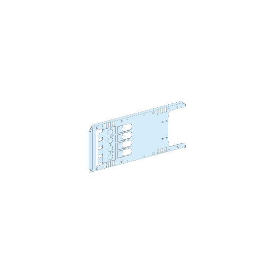 Schneider Electric PrismaSeT PrismaSeT P Active - Platine NSX630 - fixe - 4P-horizont.-Cde rotat. Manet. L650 - LVS03454