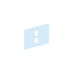 Schneider Electric PrismaSeT PrismaSeT P Active - Plastron inverseur NSX400/630-10M-L650-horizontal-télécde - LVS03656