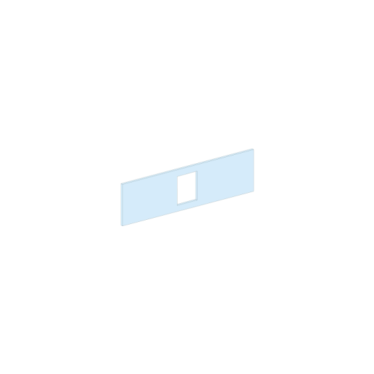 Schneider Electric PrismaSeT PrismaSeT P Active - Plastron INS/INV 630 - 5M - fixe - horizontal - L650 - LVS03658