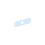 Schneider Electric PrismaSeT PrismaSeT P Active - Plastron INS/INV 630 - 5M - fixe - horizontal - L650 - LVS03658