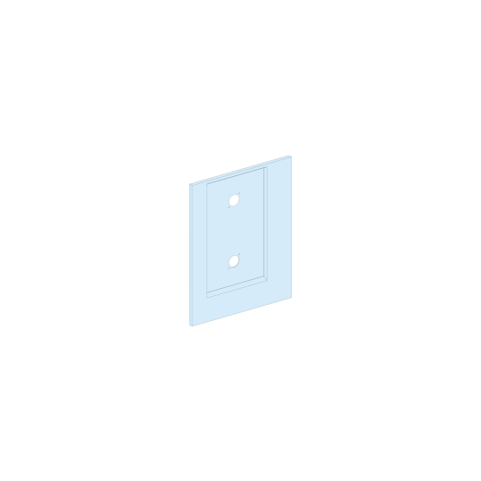 Schneider Electric PrismaSeT PrismaSeT P Active - Plastron inverseur NS800/1000-13M-L650-fixe-horiz.-rot. - LVS03695