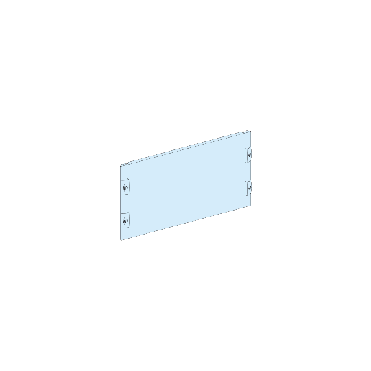 Schneider Electric PrismaSeT PrismaSeT P Active - Plastron plein - 6M - L650 - LVS03806