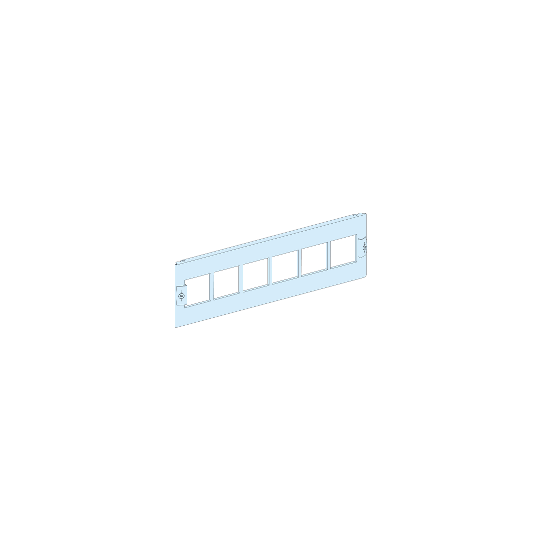 Schneider Electric PrismaSeT PrismaSeT G Active - Plastron mesure - 3M - L600 - 6 appareils 72 x 72 mm - LVS03910
