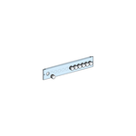 Schneider Electric PrismaSeT PrismaSeT G Active - Plastron voyant et bouton - 2M - L600 - 1 à 12 x dia. 22 mm - LVS03914