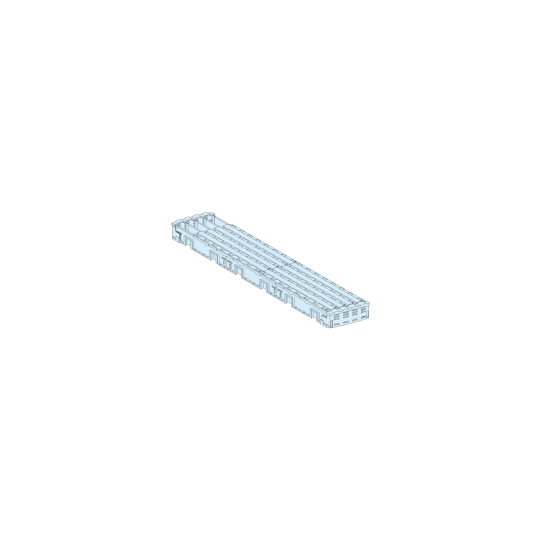 Schneider Electric Linergy Linergy BW - Jeu de barres isolées - 125 A 3P - L=450 mm (Powerclip) - LVS04103