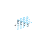 Schneider Electric Linergy Linergy - Equerres cuivre pour liaison Jeu de barres de fond - 250A - LVS04190