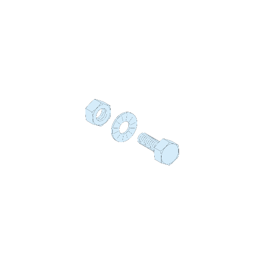 Schneider Electric Linergy Linergy BS - Lot de 20 boulons - M6 x 20 pour barre de 5 mm - LVS04194