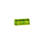 Schneider Electric Linergy Linergy TB - Bloc de terre à connection rapide - 12 x 4 mm² - lot de 4 - LVS04214