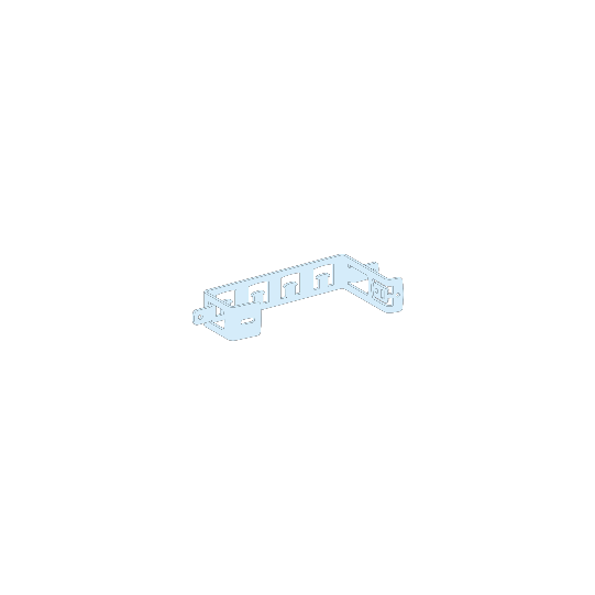 Schneider Electric PrismaSeT PrismaSeT G Active - Platine bloc de jonction collecteur en gaine (2 supports) - LVS04220