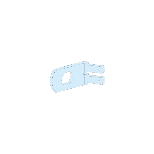 Schneider Electric Linergy PrismaSeT P Active - Prises de tension 2 clips 6.35 - Perçage M10 - lot de 20 - LVS04229