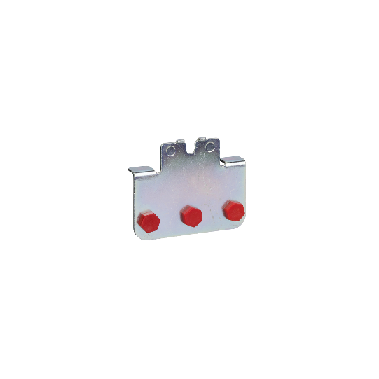 Schneider Electric PrismaSeT PrismaSeT Active - Platine support goulotte - vis écrous plastiques - lot de 10 - LVS04266
