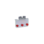 Schneider Electric PrismaSeT PrismaSeT Active - Platine support goulotte - vis écrous plastiques - lot de 10 - LVS04266