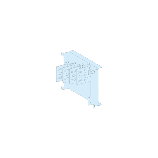 Schneider Electric PrismaSeT PrismaSeT P Active - Raccordement aval reporté NSX400/630 - débro/socle - 4P - LVS04460