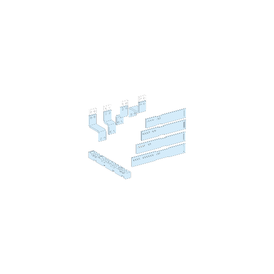 Schneider Electric PrismaSeT PrismaSeT P Active - Liaison aval JdB.V - NS800/1250 - vertical - fixe - 4P - LVS04486