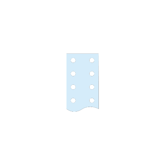 Schneider Electric Linergy Linergy TB - Barre plate perforée conducteur PE - L= 1675mm - 50x5 - LVS04515