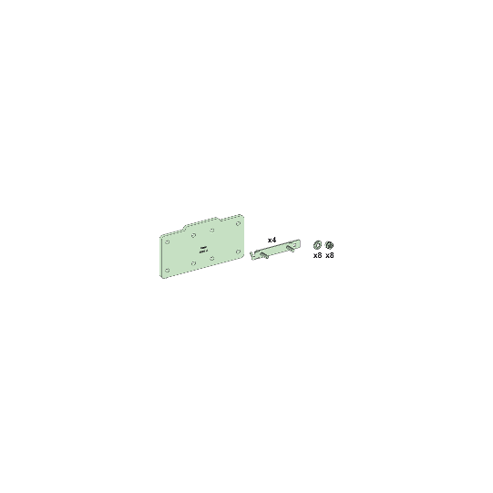 Schneider Electric Linergy Linergy LGYE - Eclisse pour jeux de barres Horizontal jusqu'à 3200/4000A - LVS04623
