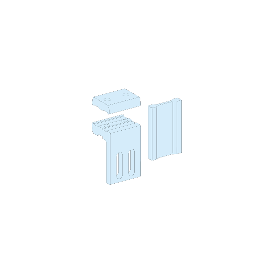 Schneider Electric Linergy PrismaSeT P Active - Liaison JdB.V / JdB.H 1600A - épaisseur 10 mm - LVS04636