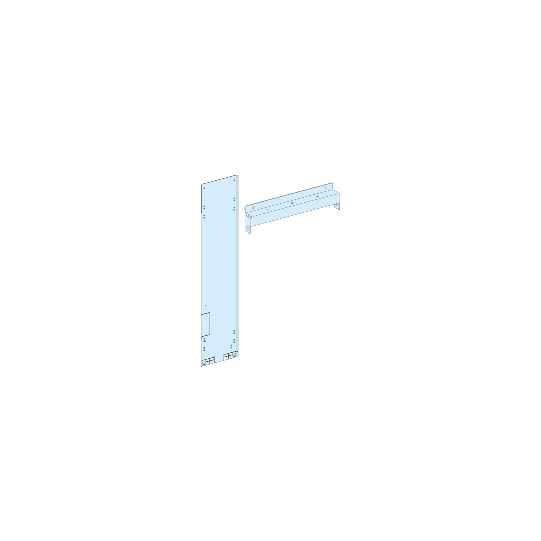 Schneider Electric PrismaSeT PrismaSeT P Active - Ecran face avant JdB vertical latéral - Forme 2 - L300 - LVS04920