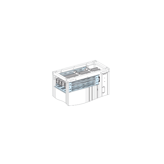 Schneider Electric PrismaSeT PrismaSeT P Active - Capot JdB horizontal = <2500A - 3M - L650 P600-Forme 2 - LVS04986