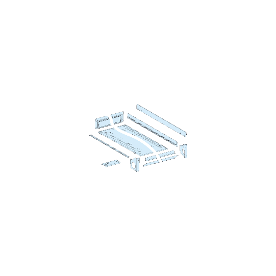 Schneider Electric PrismaSeT PrismaSeT G Active - Gaine extension Armoire - IP30 - L300 - 27M - RAL9003 - LVS08272