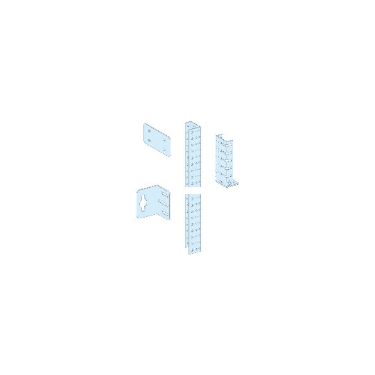Schneider Electric PrismaSeT PrismaSeT G Active - Montant fixation mural coffrets - LVS08391