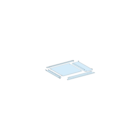 Schneider Electric PrismaSeT PrismaSeT P Active - Plaque passe-câbles pleine IP55 - L650+150 P400 - LVS08487