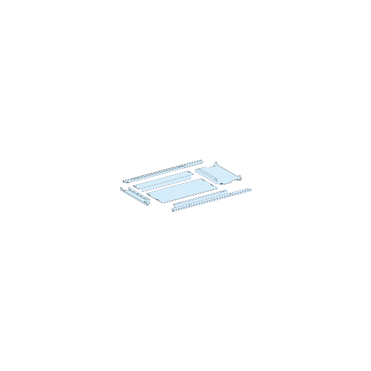 Schneider Electric PrismaSeT PrismaSeT P Active - Plaque passe-câbles pleine IP30 - L650+150 P400 - LVS08497