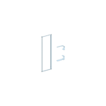 Schneider Electric PrismaSeT PrismaSeT P Active - Cadre support plastron 36M - L400 - LVS08564