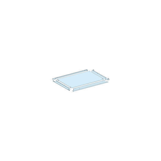 Schneider Electric PrismaSeT PrismaSeT P Active - Plaque passe-câbles pleine IP55 - L400 P600 - LVS08684