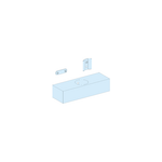 Schneider Electric PrismaSeT PrismaSeT P Active - Kit stabilisateur d'ossature - Lot de 4 plots - LVS08701