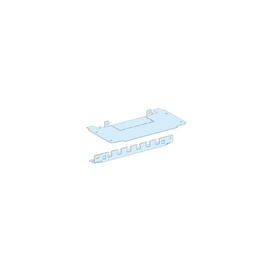 Schneider Electric PrismaSeT PrismaSeT G Active - Plaque passe-câbles pour socle d'armoire - L300 - LVS08888