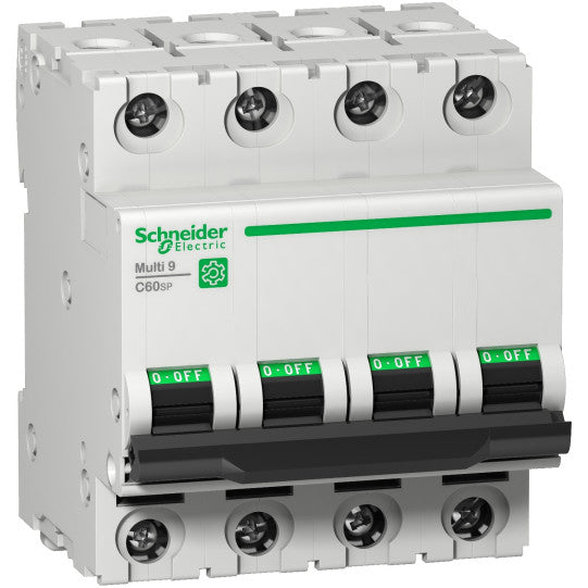 Schneider Electric SCHNEIDER Multi9 - C60SP - MCB - 4P - 2 A - C Curve - 480Y/277 V - 10 kA - UL 1077 - M9F22402