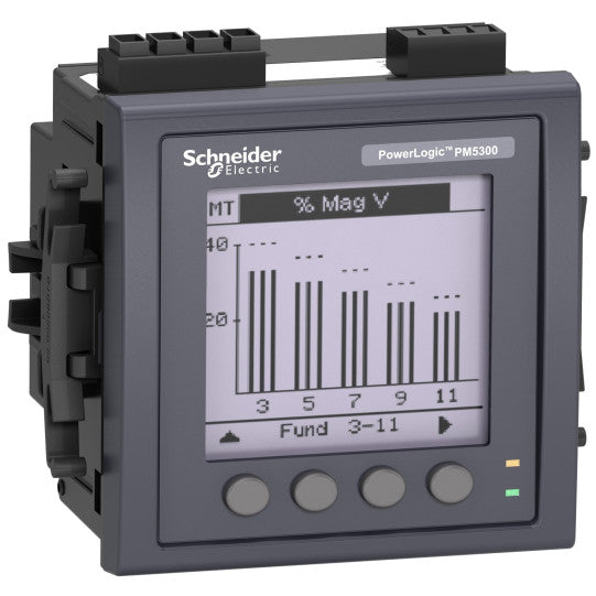 Schneider Electric PowerLogic PM5331 Meter, modbus, up to 31st H, 256K 2DI/2DO 35 alarms, MID - METSEPM5331