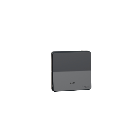 Schneider Electric Mureva Styl Switch, Mureva Styl, mechanism, 1-pole 2-way, electromechanical, 10AX, LED, IP55, grey - MUR35025