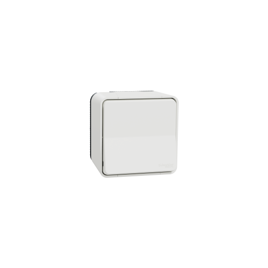 Schneider Electric Mureva Styl Switch, Mureva Styl, complete product, 1-pole 2-way, electromechanical, 10AX, IP55, white - MUR39021