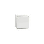 Schneider Electric Mureva Styl Switch, Mureva Styl, complete product, 1-pole 2-way, electromechanical, 10AX, IP55, white - MUR39021