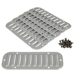 Schneider Electric SCHNEIDER Metal outlet grille cut-out 110x46mm ext dim 144x62mm IP20 - NSYCAG110X46M