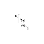 Schneider Electric Spacial Complete manual handle lock operated with key 405 (2) for Spacial CRN enclosure - NSYCL405CRN
