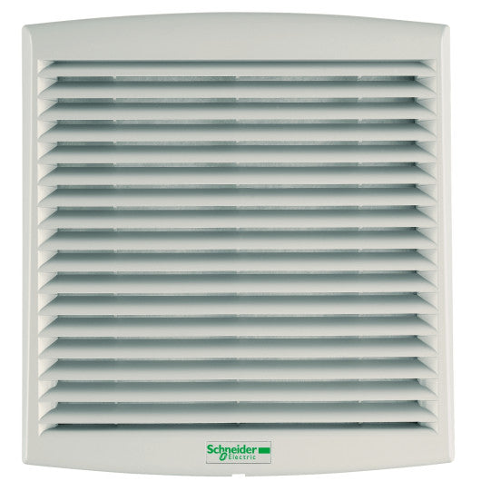 Schneider Electric SCHNEIDER ClimaSys forced vent. IP54, 85m3/h, 48V DC, with outlet grille and filter G2 - NSYCVF85M48DPF
