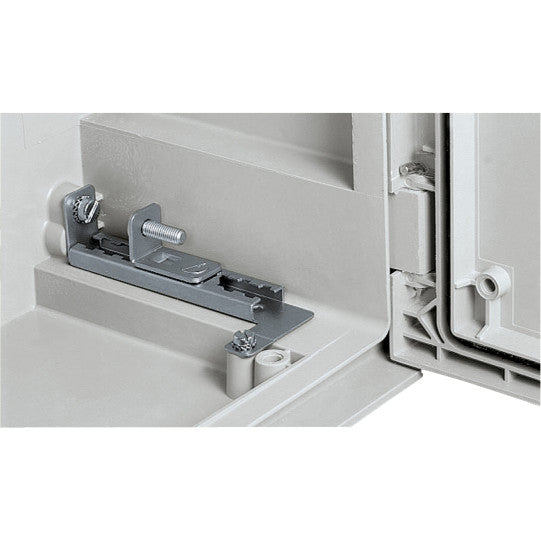 Schneider Electric Thalassa set of 4 step slides with brackets for adjustment of m.plate in PLM 75and 86 - NSYDPLM300