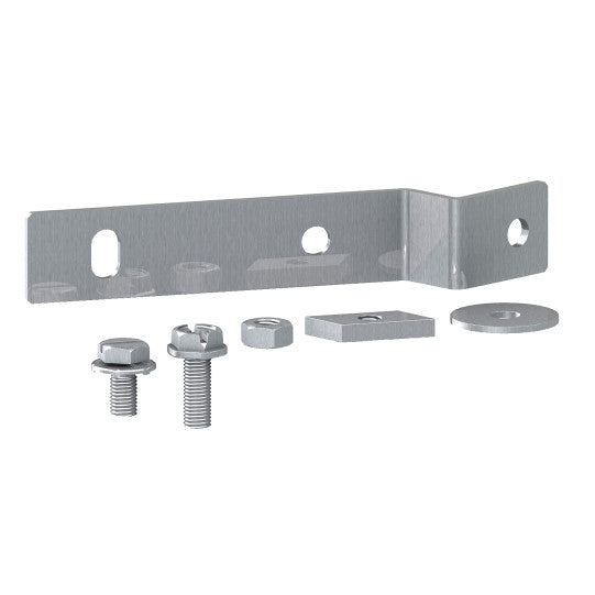 Schneider Electric Spacial Set of 2 combined fixing brackets for earthing collector bar and DIN rail. - NSYEDCOC