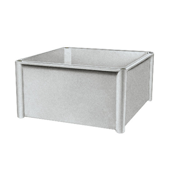 Schneider Electric Thalassa Polyester rear part of PLS box 18x27x13.5cm - NSYFPLS1827G
