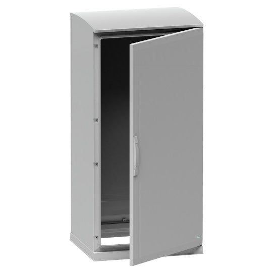 Schneider Electric Thalassa Floor standing encl.polyester vers.PLAZT w/open plinth+canopy 1000x750x320 IP44 - NSYPLAZT1073G